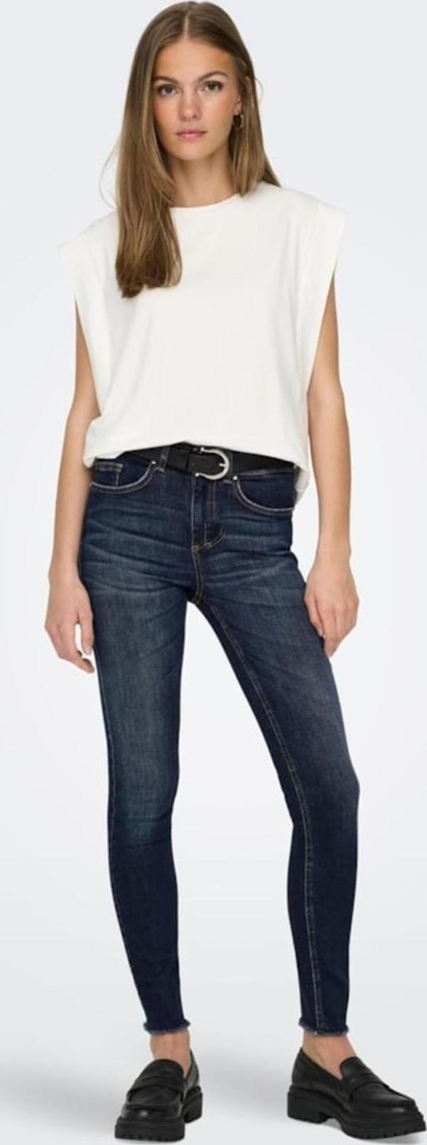 ONLBLUSH MID SK ANKLE RW DNM DOT245 NOOS KOYU MAVİ 15326910 - Image 1