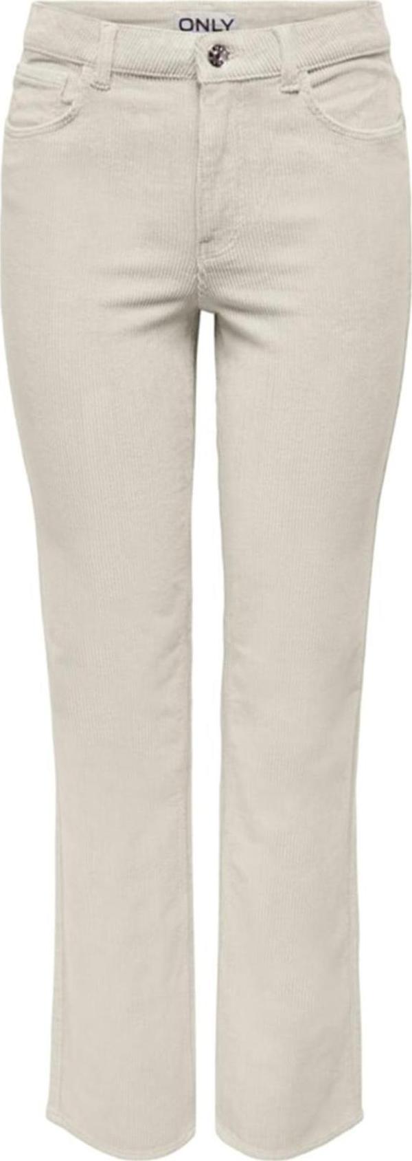 ONLEMILY HW LONG STR CORD PANT CC PNT KREM15278270  - Image 1