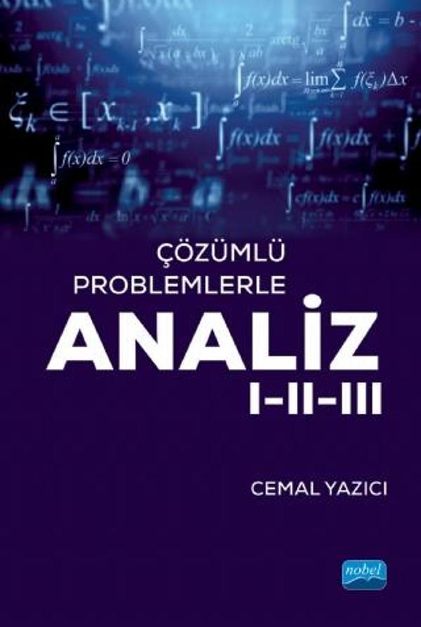 Çözümlü Problemlerle ANALİZ I-II-III - Nobel Akademik Yayıncılık - Image 1