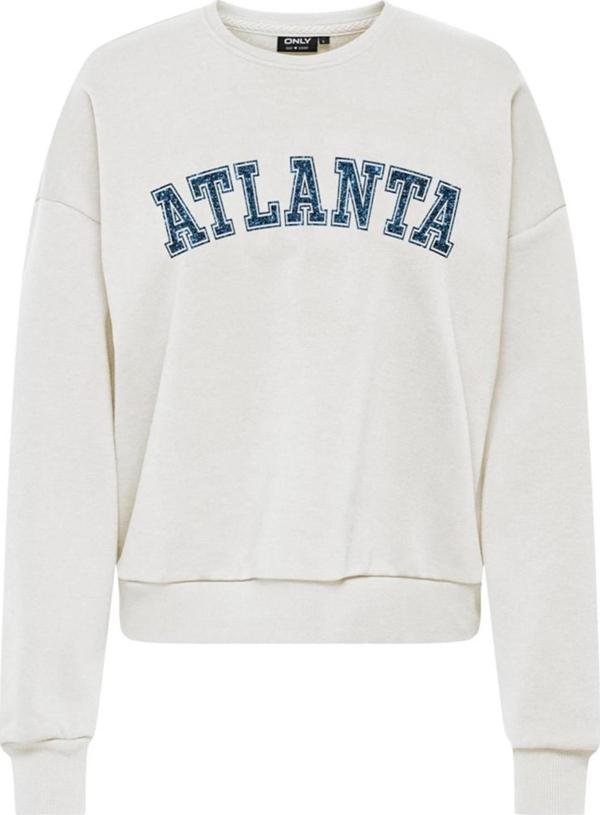 ONLJOLANA L/S GLITTER O-NECK SWT BEYAZ15304729 - Image 1
