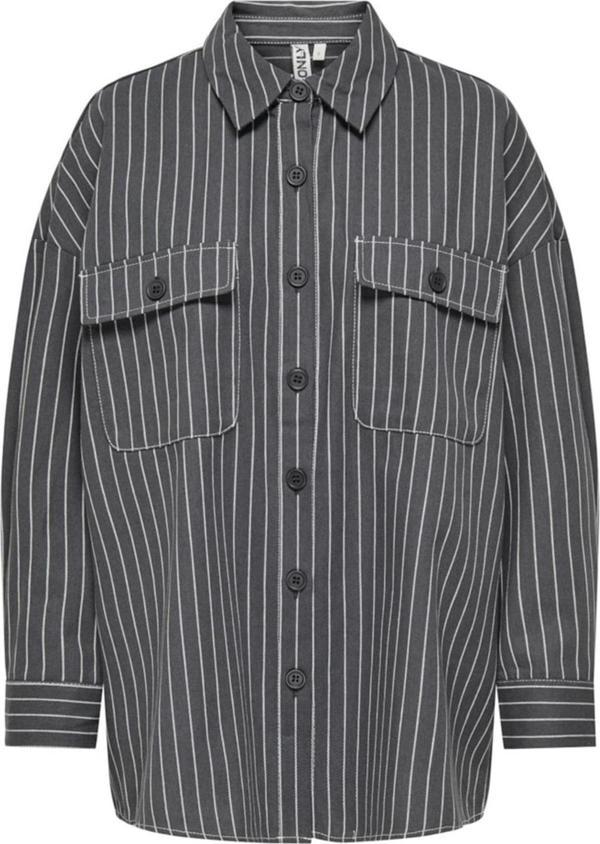 ONLDOLLAS L/S STRIPE SHIRT CC PNT GRİ15328496 - Image 1