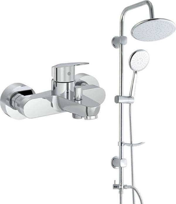 Artema Flow Round Banyo Bataryası + Duxxa Bolero Duş Sistemi Set - Image 1
