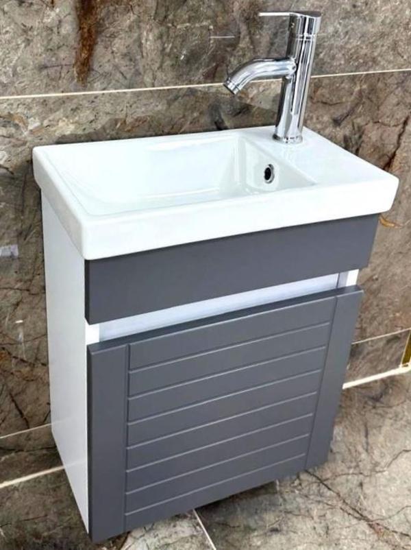 Beta Plus Antrasit Banyo Dolabı Alt Modül 45 cm  - Image 1