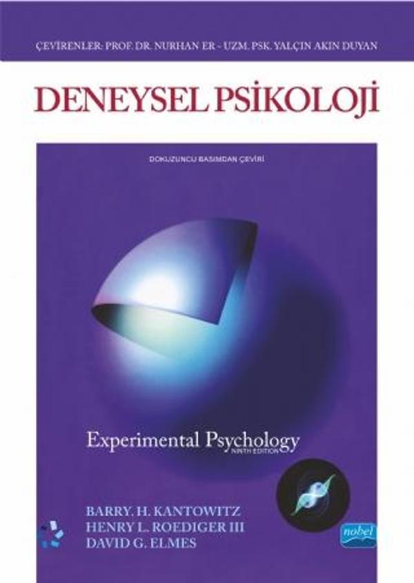 DENEYSEL PSİKOLOJİ - Experimental Psychology - Nobel Akademik Yayıncılık - Image 1