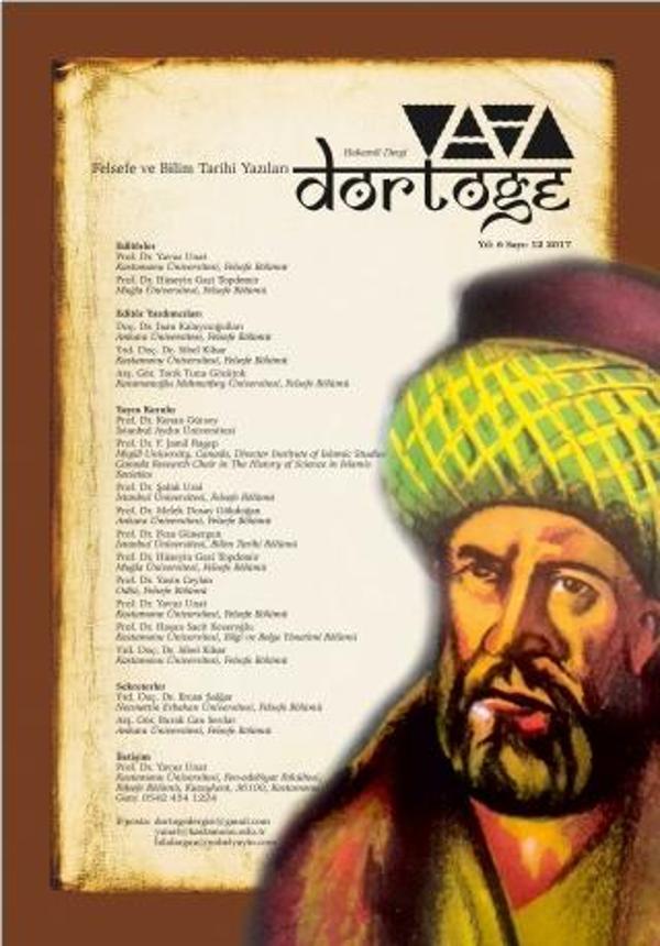 Dörtöğe Felsefe ve Bilim Tarihi Yazıları Hakemli Dergi Yıl:6 Sayı:12 - Nobel Akademik Yayıncılık - Image 1