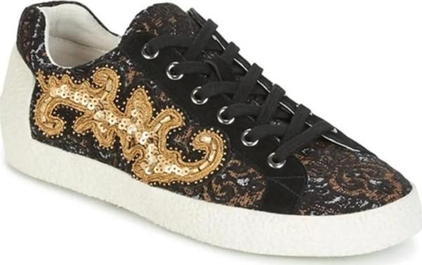 Ash Nymphea Siyah Kumaş Kauçuk Taban Ve Kumaş Astardan Spor Kadın Ayakkabı - Image 1