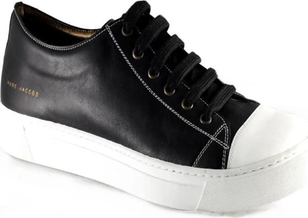 Marc By Marc Jacobs M2575 C03.N01 217F Siyah Deri Sneaker Erkek Ayakkabı - Image 1