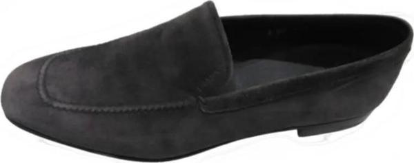 PRADA LOAFER 2DB 080 Lacivert Süet Deri Loafer Tarz Erkek Ayakkabı  - Image 1