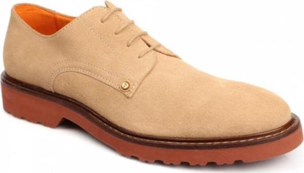 Cesare Paciotti 308 Madison 10308 Beige Bej Deri Süet Klasik Erkek Ayakkabı  - Image 1