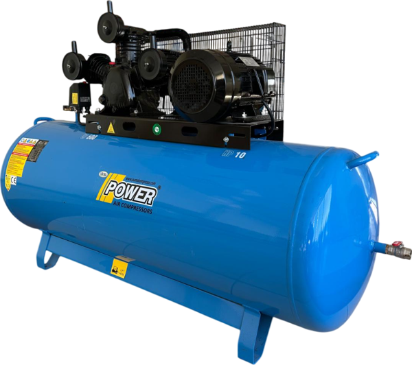 POWER 500 Lt HAVA KOMPRESÖRÜ 3 PİSTON 8 BAR DÖKÜM KAFALI YAĞLI 380 V - Image 1