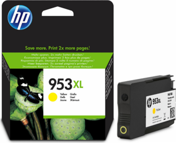 HP 953XL F6U18AE SARI ORJİNAL KARTUŞ OfficeJet 7740 / 8210 / 8710 / 8712 / 8725 - Image 1