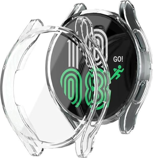 Samsung Galaxy Watch 5 44mm Silikon Kapak Kılıf Ekran Koruyucu - Image 1