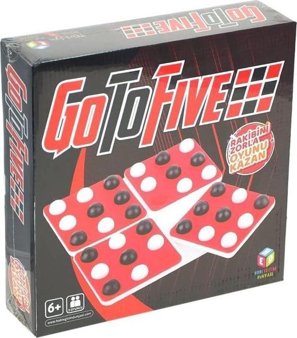 HED Go To Five Beş Nokta Oyunu Akıl Zeka ve Strateji Turnuva Oyunu Turn Five - Image 1