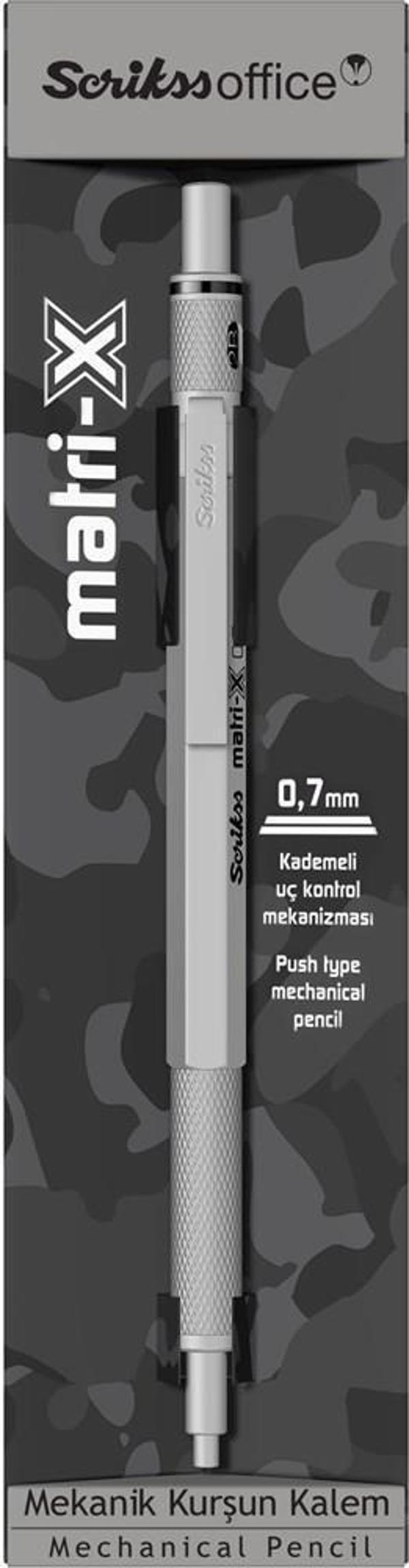 Scrikss Matri-X Versatil 0.7 mm Açık Gri Şeffaf Amb. - Image 1