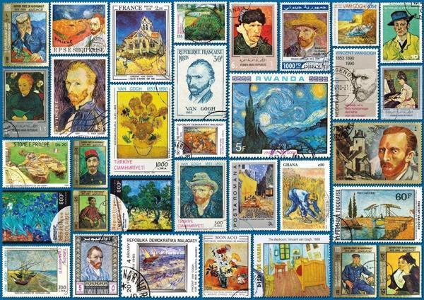 Ks Games 1000 Parça Vincent Van Gogh Posta Pulları Puzzle - Ebru Yıldırım - Image 1