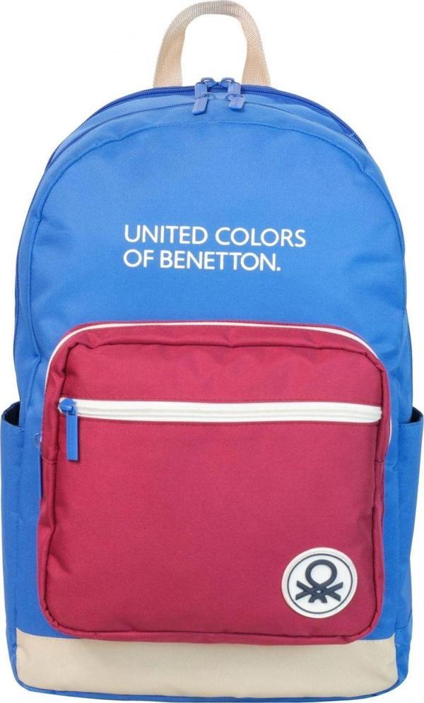 United Colors Of Benetton Tricolor Erkek Çocuk İlkokul Çantası - Saks Mavi - Image 1