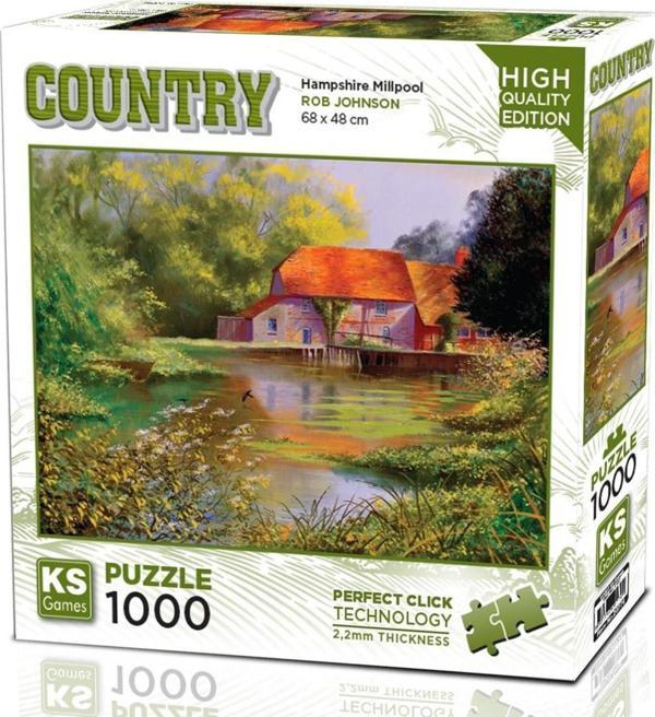 Ks Games 1000 Parça Hampshire Millpool Puzzle - Rob Johnson - Image 1