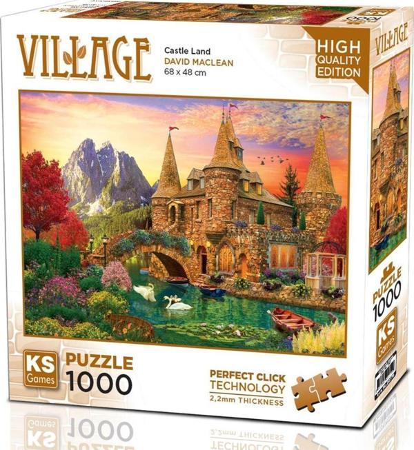 Ks Games 1000 Parça Kale Ülkesi Puzzle - David Maclean - Image 1