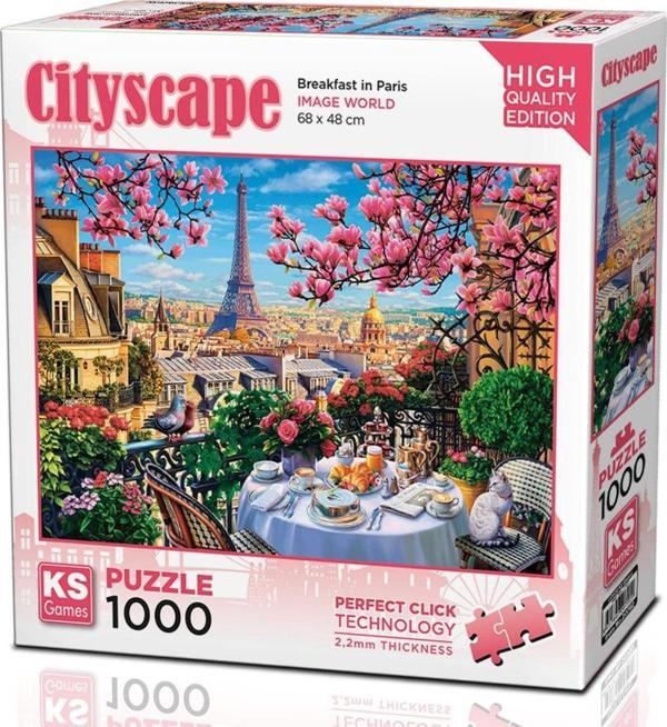 Ks Games 1000 Parça Paris'te Kahvaltı Puzzle - Image 1