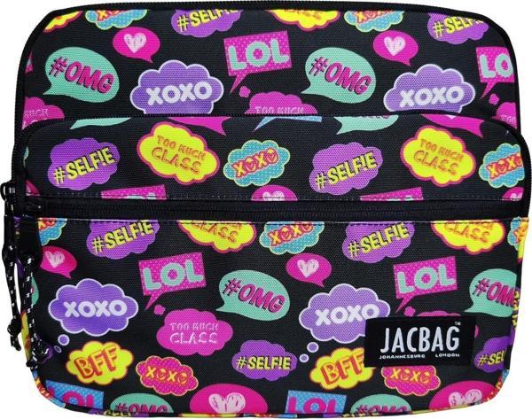 Jacbag Selfie Pembe Mor Üç Cepli Tablet Telefon Defter Çantası - Kız Çocuk/Kadın - Image 1
