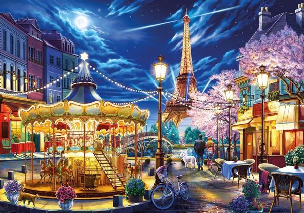 Ks Games 1000 Parça Paris'in Gece Işıkları Puzzle - Image 1