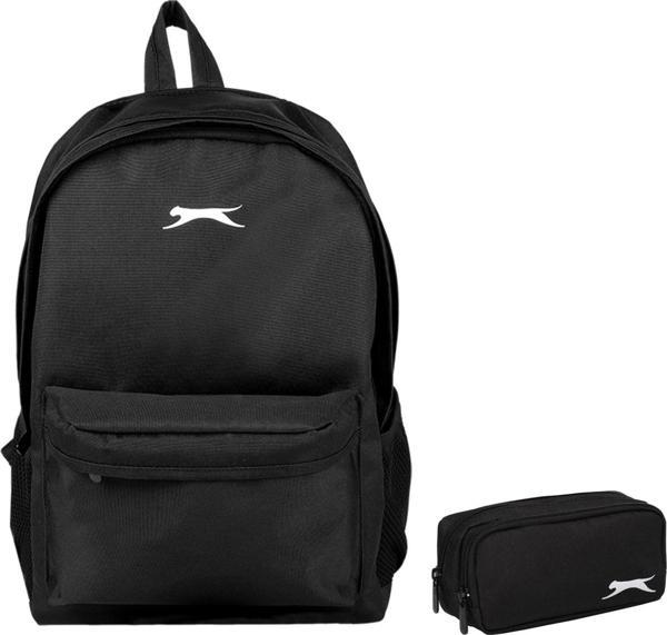 Me Çanta Slazenger Black Okul Sırt Çantası ve Kalemlik Seti - Ortaokul Lise - Erkek - Image 1