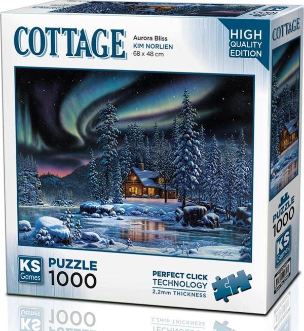 Ks Games 1000 Parça Aurora Bliss Puzzle - Kim Norlien - Image 1