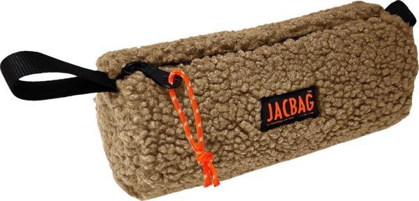 Jacbag Teddy Silindir Peluş Kız Çocuk Kalem Çantası Bej - Turuncu - Image 1