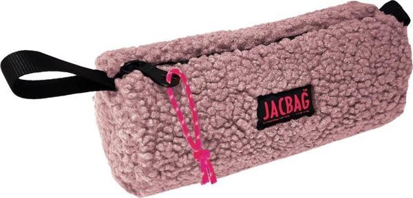Jacbag Teddy Silindir Peluş Kız Çocuk Kalem Çantası Pembe - Image 1