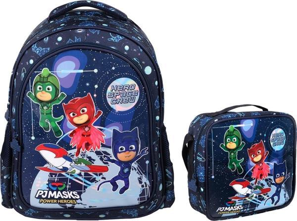 Me Çanta PJ Masks Space Crew İlkokul Çantası ve Beslenme Seti - Erkek Çocuk - Image 1