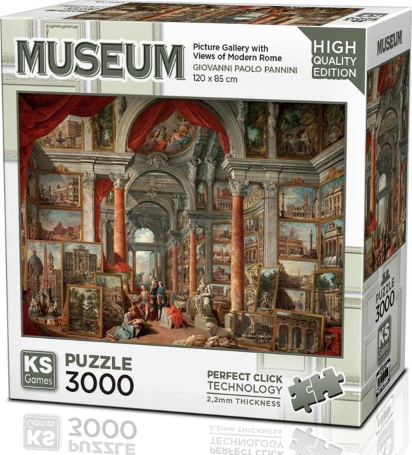 KS Games 3000 Parça Modern Roma Puzzle - Image 1
