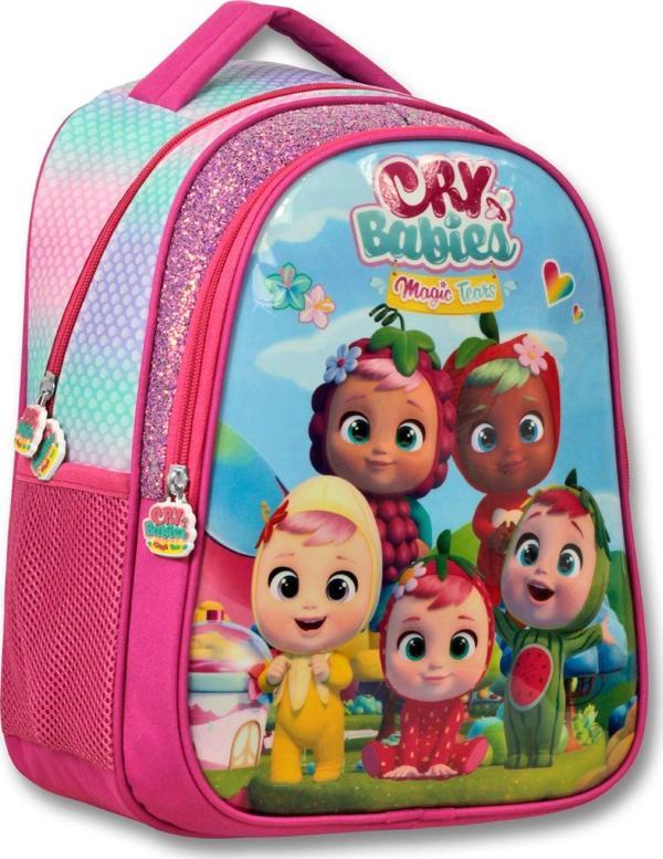 Ümit Çanta Cry Babies ve Arkadaşları Kız Çocuk İlkokul Çantası - Pembe - Image 1