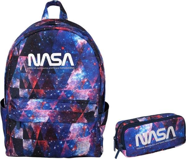 Me Çanta Nasa Space Okul Sırt Çantası ve Kalemlik Seti - Image 1