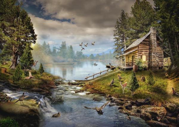Nova 1000 Parça Balıkçının Hayal Dünyası Puzzle - Image 1