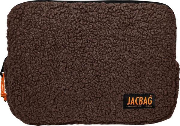 Jacbag Teddy Kahverengi/Turuncu Peluş Erkek Çocuk Tablet Çantası - Image 1