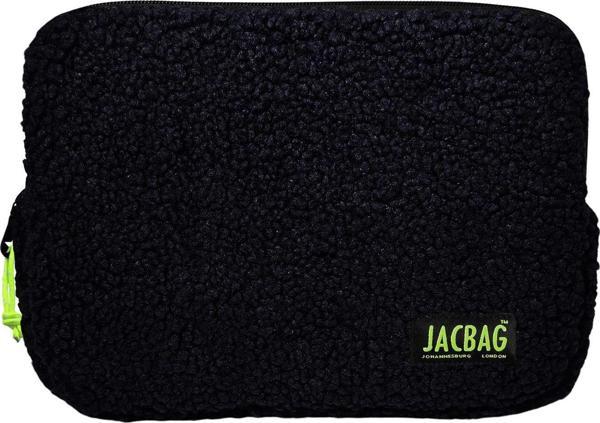 Jacbag Teddy Siyah/Sarı Peluş Erkek Çocuk Tablet Çantası - Image 1