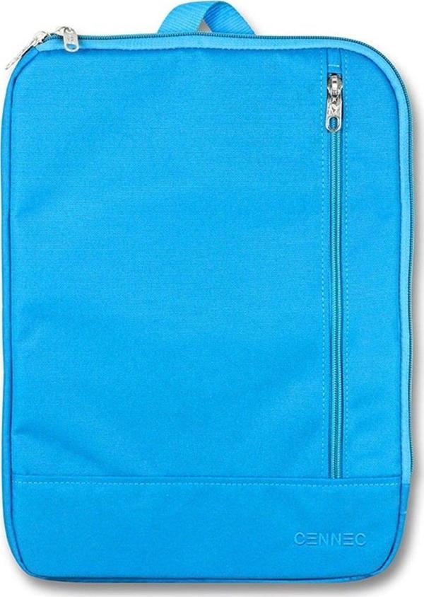 Cennec Dikey Mavi Evrak ve Laptop/Notebook Çantası - 15,6 inç Uyumlu - Erkek - Image 1