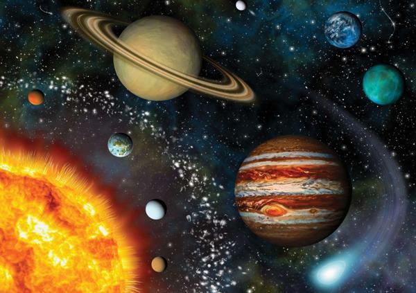 Nova Puzzle 1000 Parçalık Solar Sistem Puzzle - Güneş Sistemi - Image 1