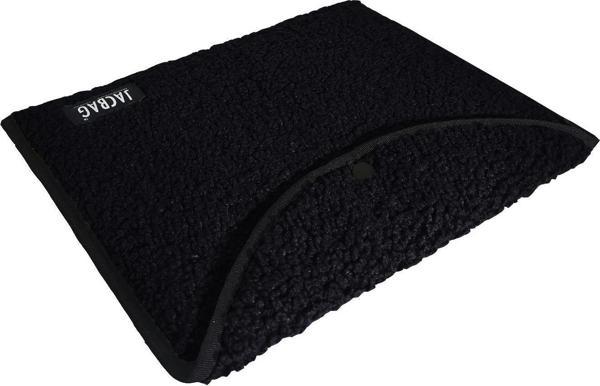 Jacbag Teddy Peluş Siyah Çıtçıtlı Unisex Dosya Çanta (Kitap Defter Tablet Notebook) - Image 1