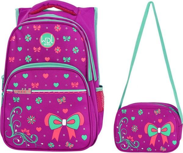 Waddell Çanta Mor Papyon İlkokul Çanta Seti - Waddell Bag Kız Okul Sırt Çantası - Image 1