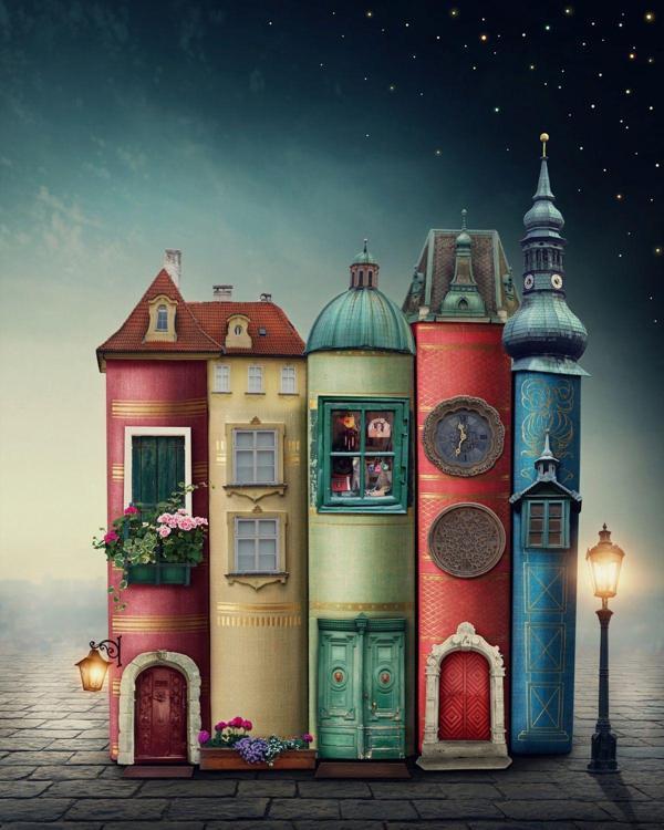 Nova 1000 Parça Geceyi Aydınlatan Kitaplar Puzzle - Elena Schweitzer - Image 1
