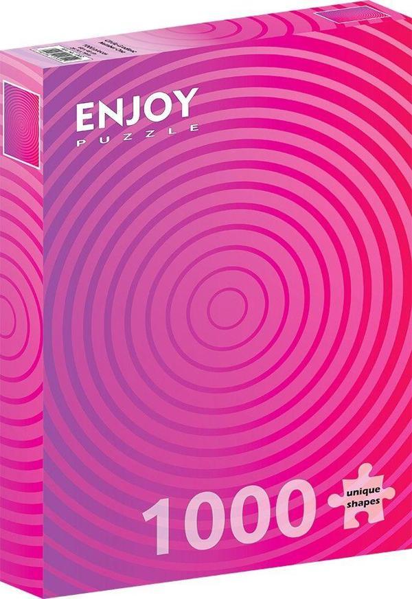 Enjoy Puzzle 1000 Parçalık Mor/Pembe Daire Gradyan Puzzle - Image 1