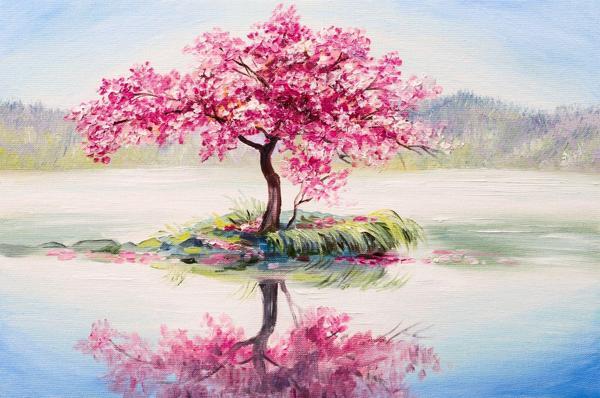 Nova 1000 Parça Pembe Kiraz Çiçeği, Sakura Puzzle - 41017 - Image 1