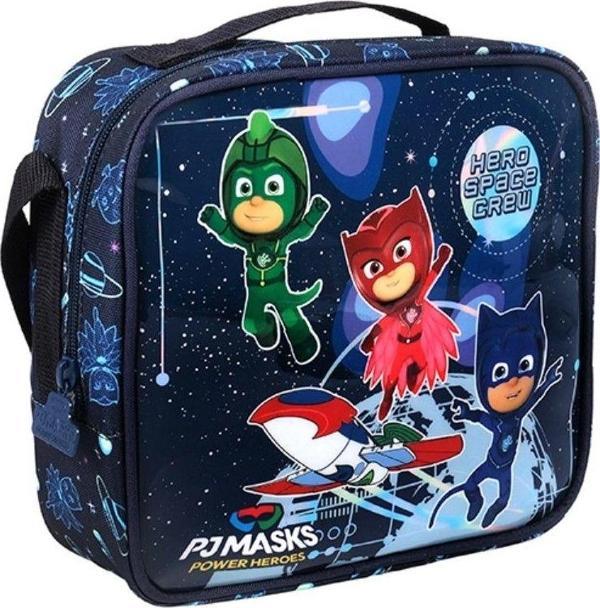 PJ Mask Space Crew Erkek Çocuk Lacivert Beslenme Çantası - Image 1