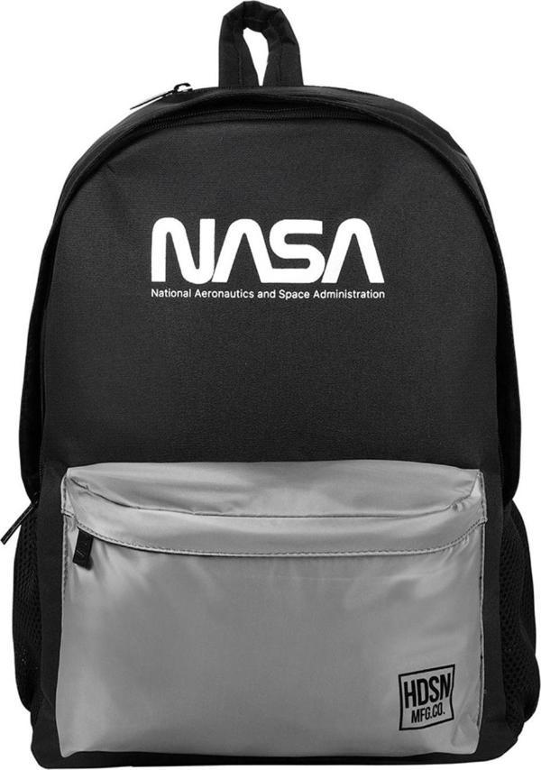 Me Çanta Nasa Gümüş Cep Detaylı Okul ve Günlük Sırt Çantası - Image 1