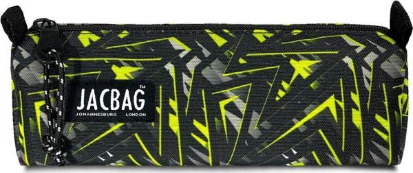 Jacbag Sarı Geometrik Tek Bölmeli Üçgen Okul ve Ofis Kalem Kutusu - Image 1