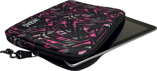Jacbag Pembe Geometrik Kız Çocuk/Kadın Tablet Çantası/Kılıfı (Suya Dayanıklı Malzeme) - Image 1
