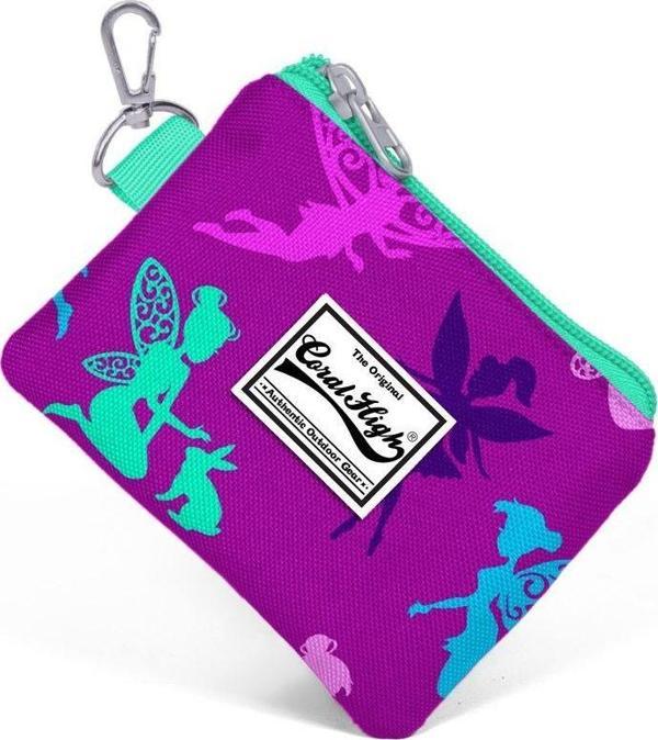 Coral High Kids Peri Desenli Bozuk Para Çantası - Pembe - Kız Çocuk 21724 - Image 1