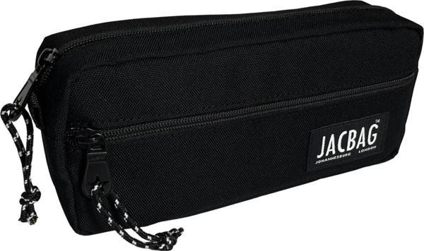 Jacbag Çift Fermuarlı Siyah Erkek Çocuk Kalem Kutusu - Image 1