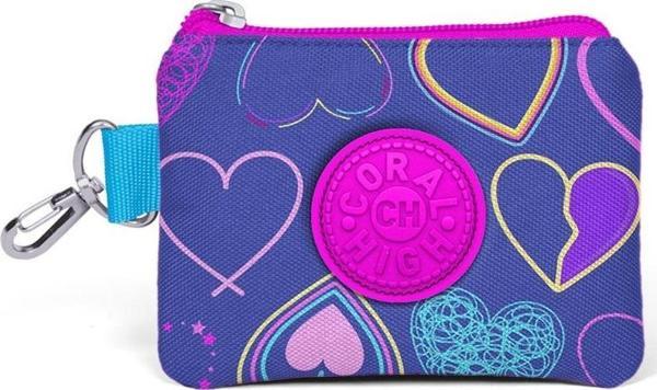 Coral High Kids Kalp Desenli Bozuk Para Çantası - Lavanta / Pembe - Kız Çocuk 21747 - Image 1